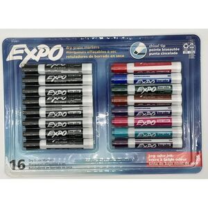 EXPO Dry Erase Low Odor Markers  Multiple Color School Teacher Supplies Office